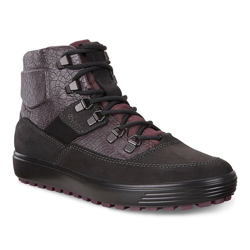 Botines Ankle Boots Ecco Soft 7 Tred Para Mujer,Negras,628071-XTM